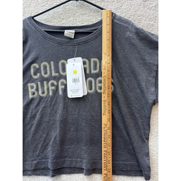 Colorado Buffaloes Chicka-d Shirt Women's Medium Vintage Wash Heather Gray NEW - Picture 6 of 7